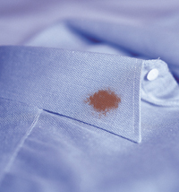 stained shirt