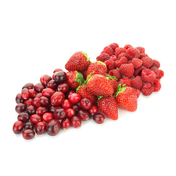 Berries (cranberries, raspberries, strawberries)