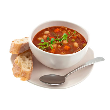 Soups containing vegetables